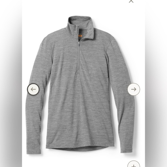 Icebreaker 200 Oasis Long-Sleeve Half-Zip Merino Wool Base Layer Top Size M - Picture 3 of 6